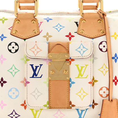 Louis Vuitton Monogram Multicolor Speedy 30 White 7 of 11