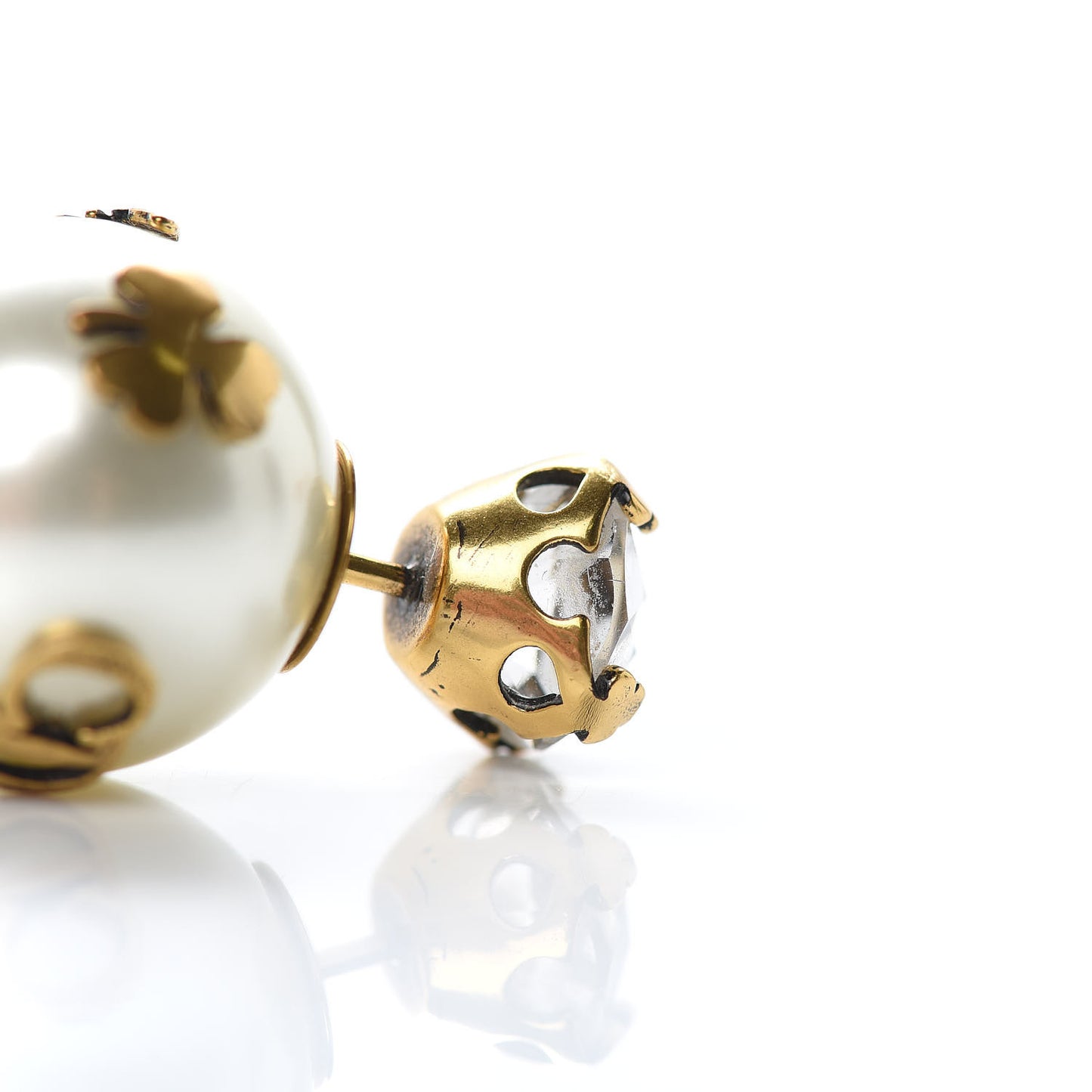 Mise En Dior Tribal Crystal Charm Earrings