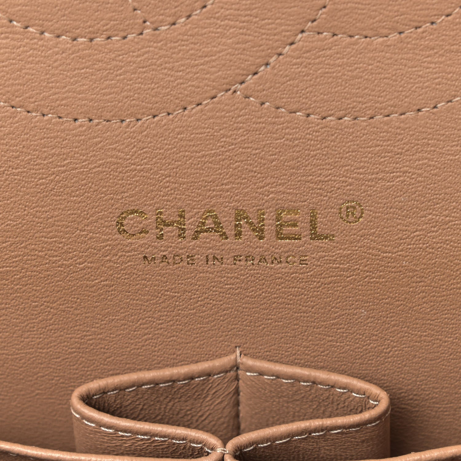 Chanel Lambskin Quilted Jumbo Double Flap Brown 7 of 12