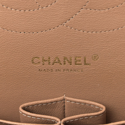Chanel Lambskin Quilted Jumbo Double Flap Brown 7 of 12