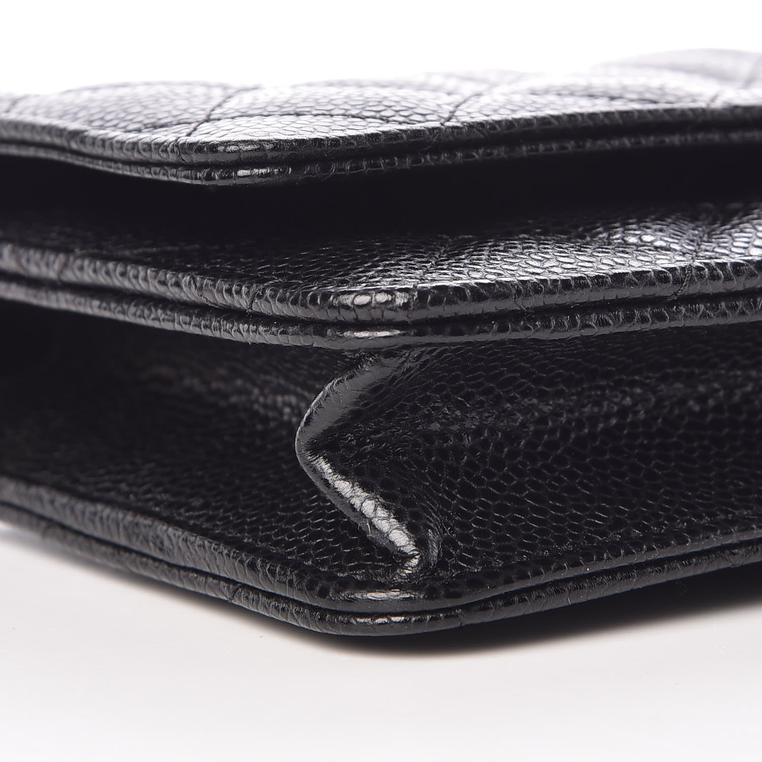 Chanel Caviar Quilted Wallet On Chain WOC Black 9 of 11