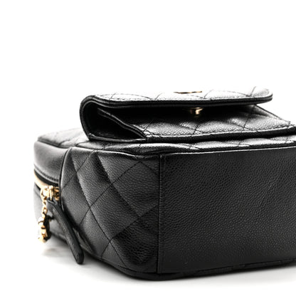 Chanel Caviar Quilted CC Mini Classic Backpack Black 8 of 10