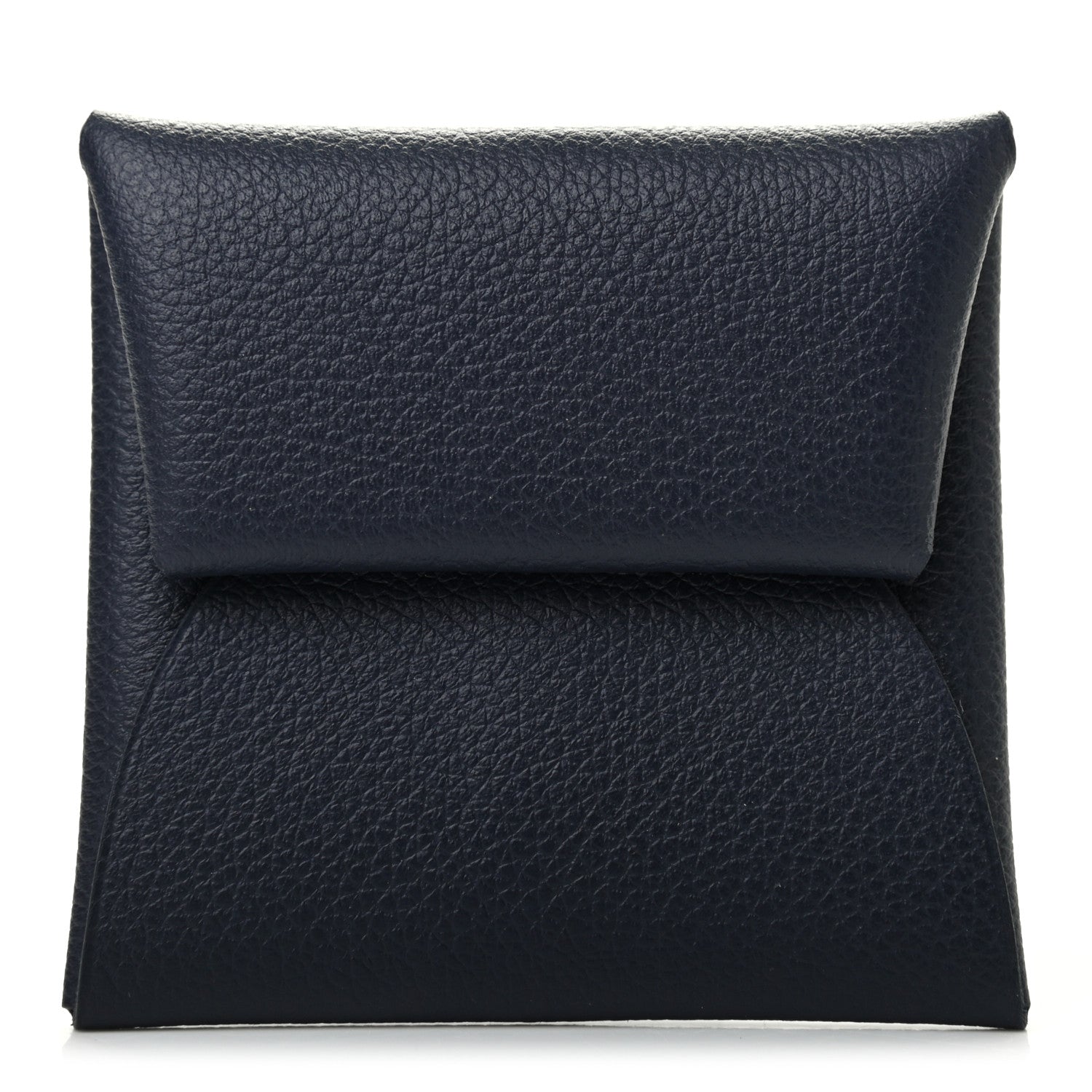Hermes Chevre Mysore Bastia Coin Purse Bleu Indigo 1 of 6