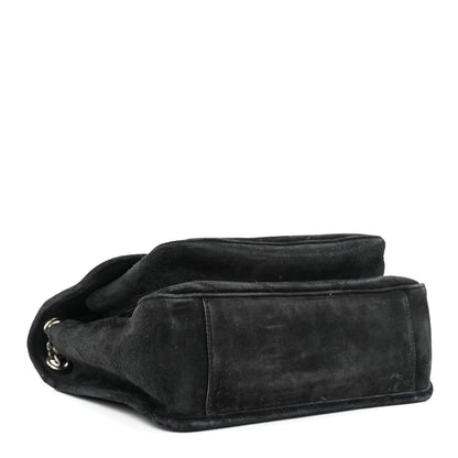 Saint Laurent Suede Monogram Matelasse Medium Niki Chain Satchel Black 4 of 10