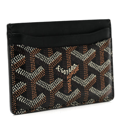Goyard Goyardine Saint Sulpice Card Holder Black 3 of 11