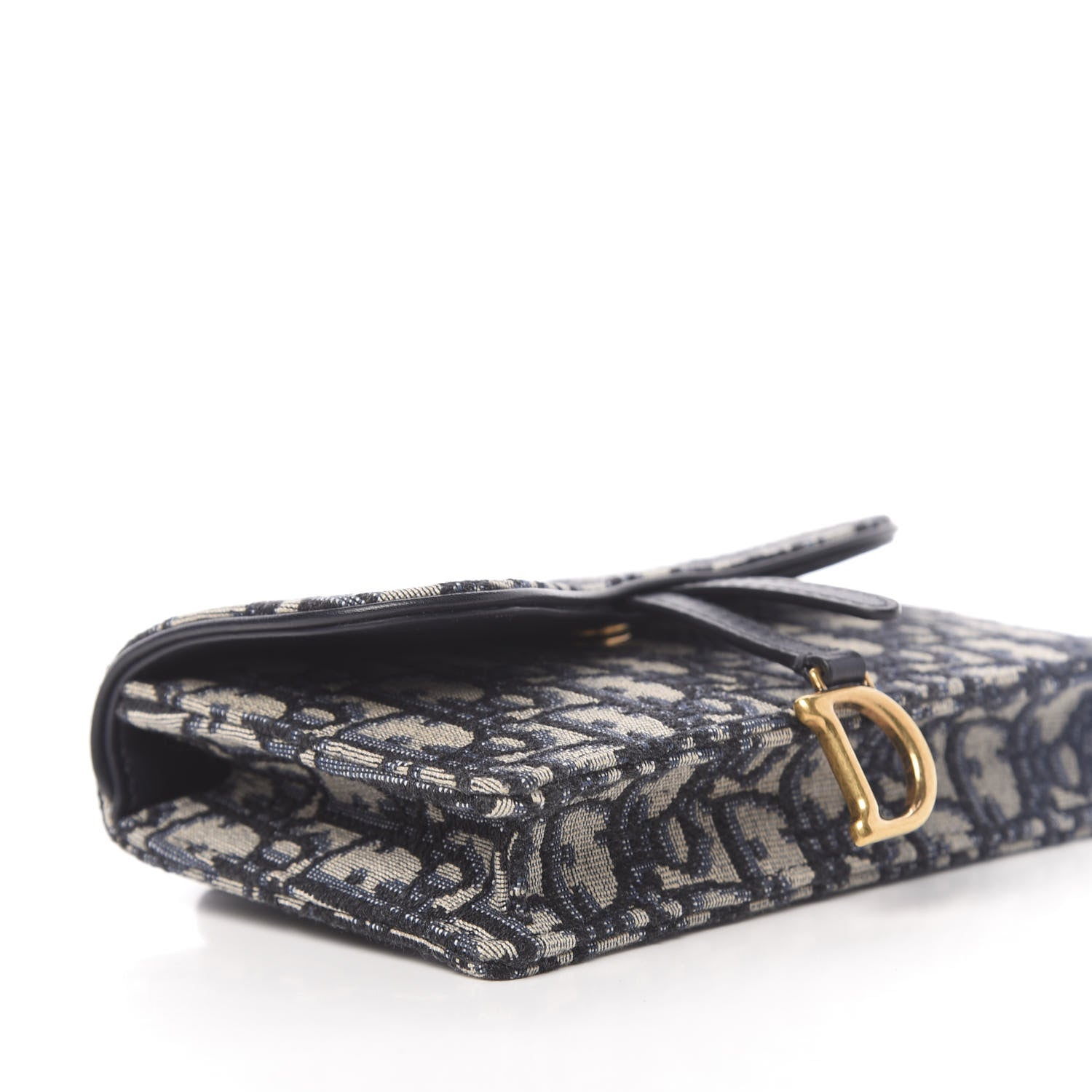 Christian Dior Oblique Saddle Belt Bag Blue 8 of 11