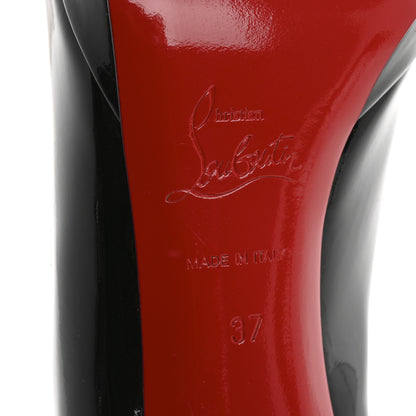 Christian Louboutin Patent New Simple 120 Pumps 37 Black 8 of 8