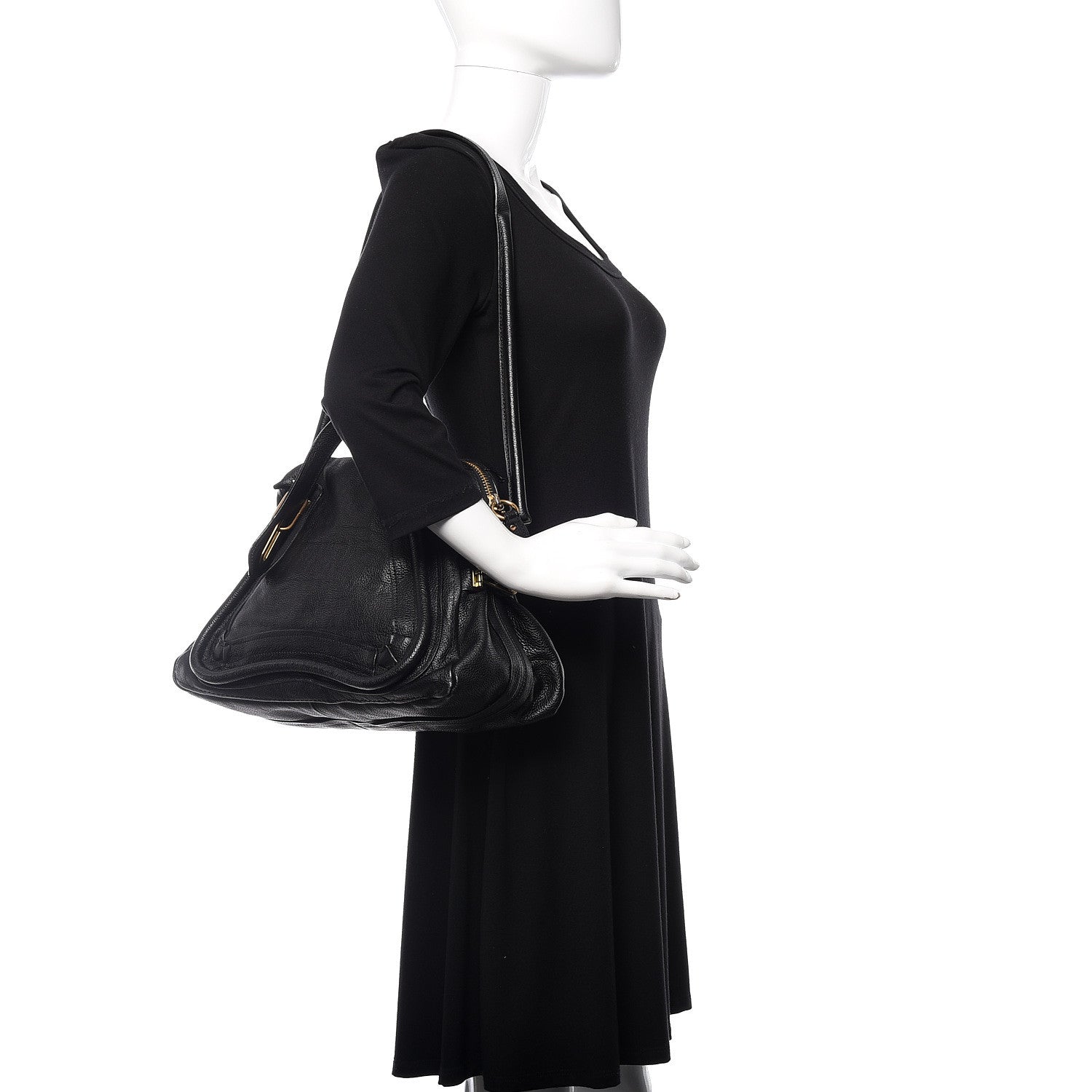 Chloe Calfskin Medium Paraty Black 2 of 13