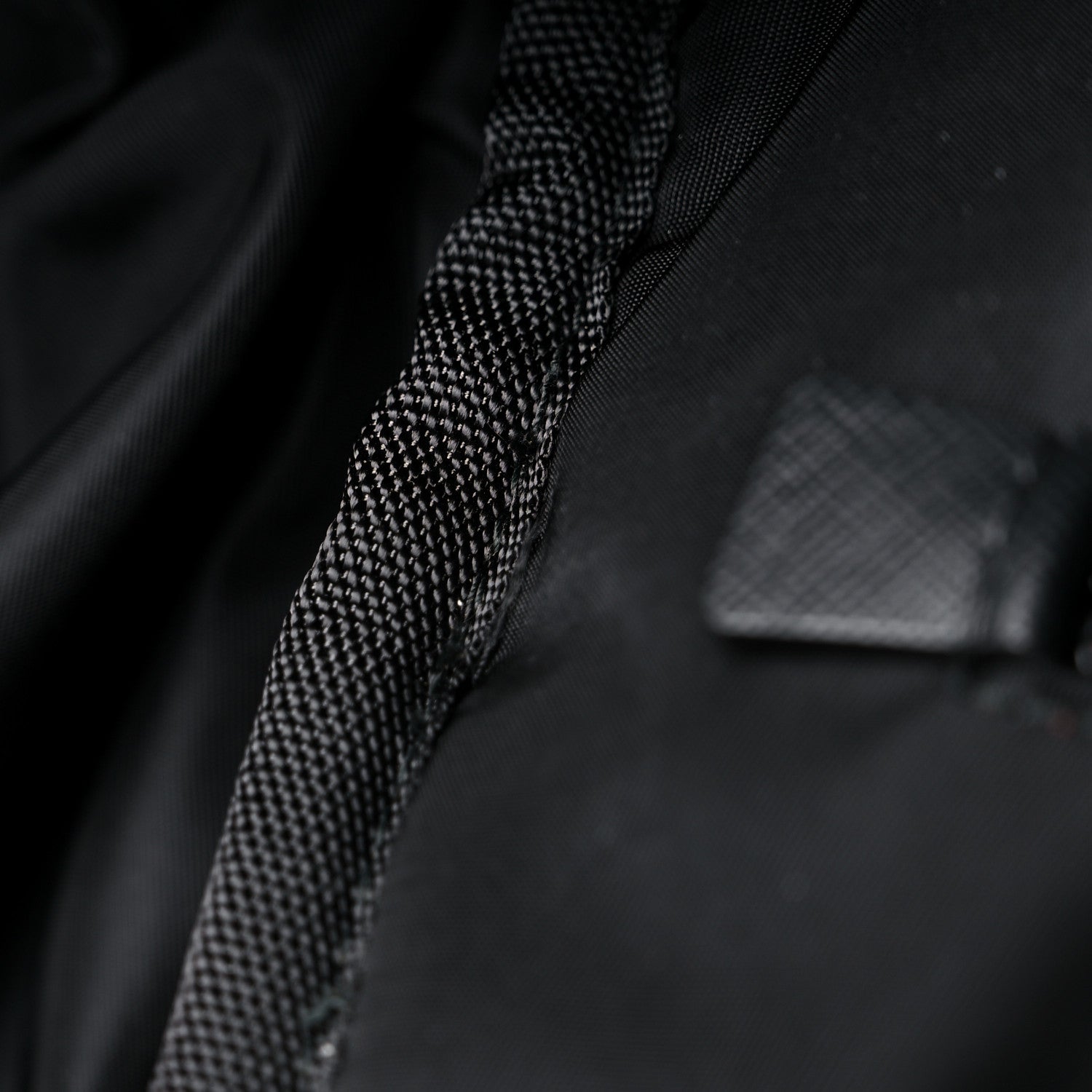 Prada Tessuto Nylon Montagna Double Buckle Backpack Black 9 of 10