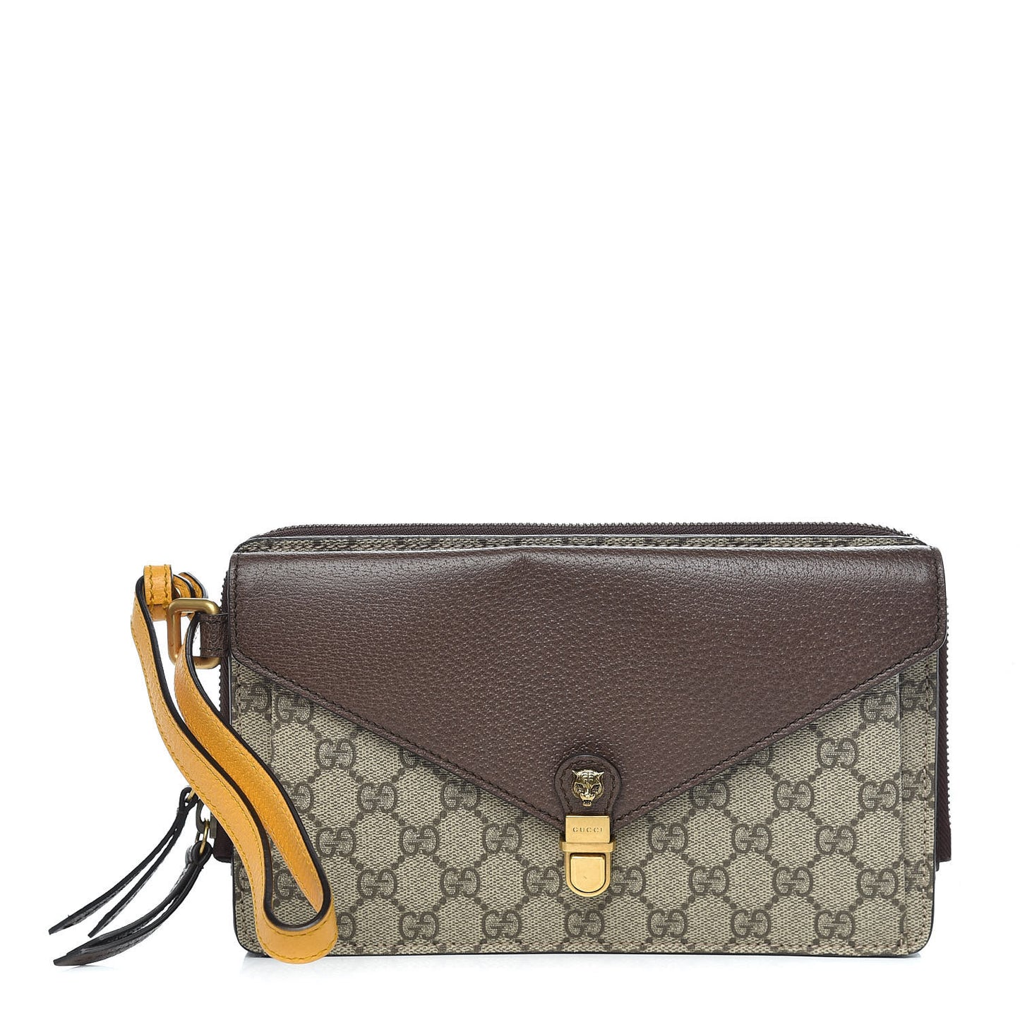 GG Supreme Monogram Neo Vintage Document Holder Beige New Acero Crop