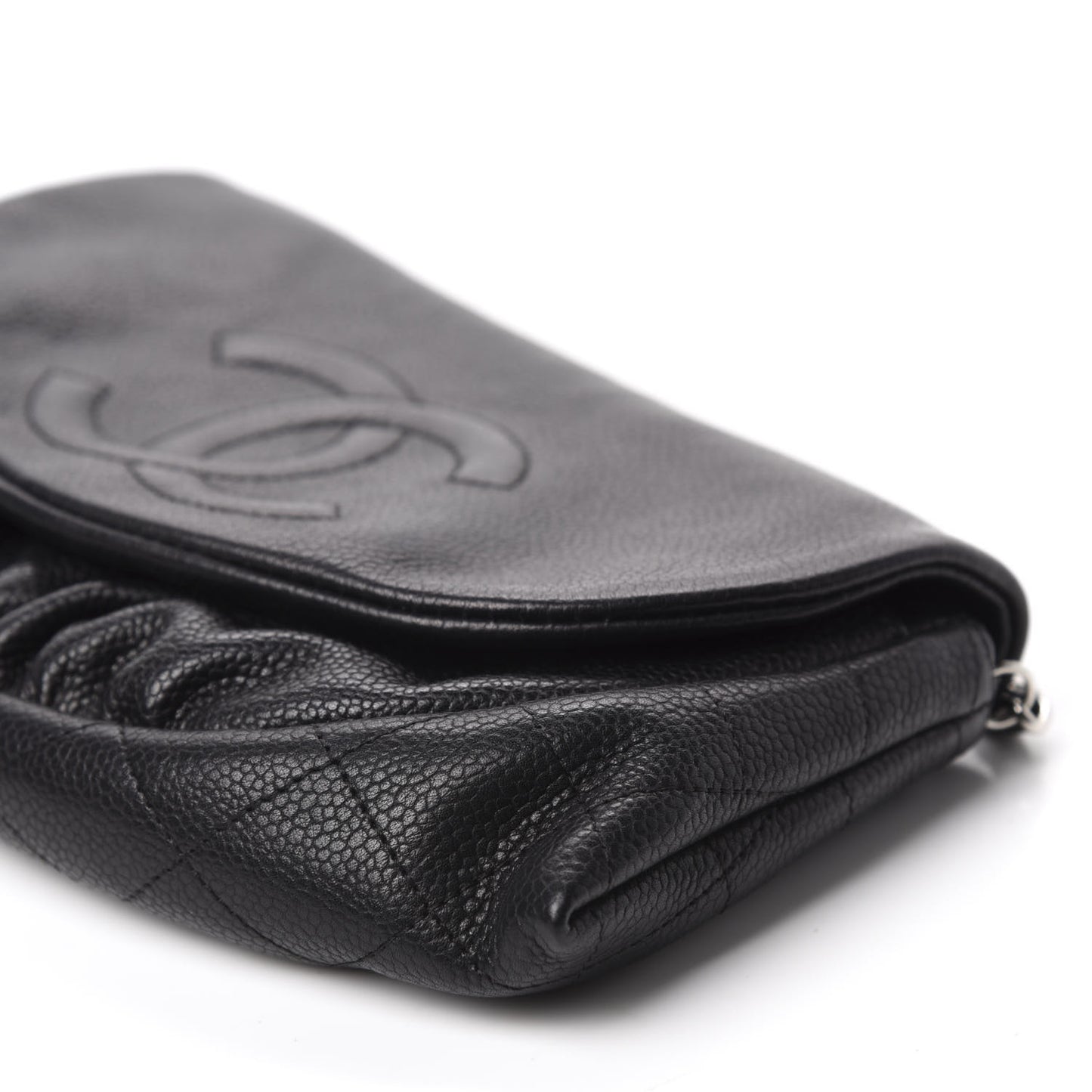 Caviar Half Moon Wallet On Chain WOC Black