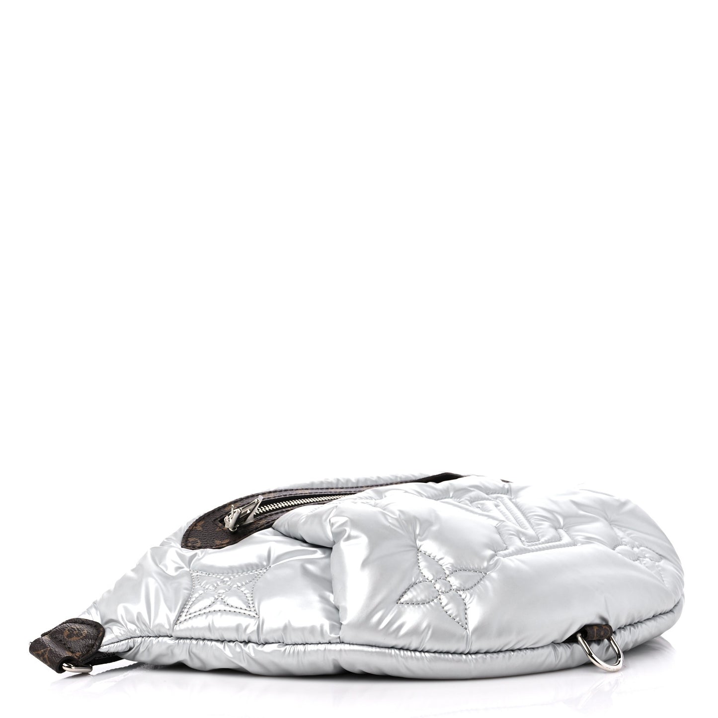Econyl Monogram Pillow BumBag Silver
