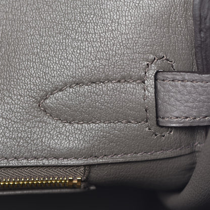 Hermes Togo Birkin 30 Etain 12 of 35
