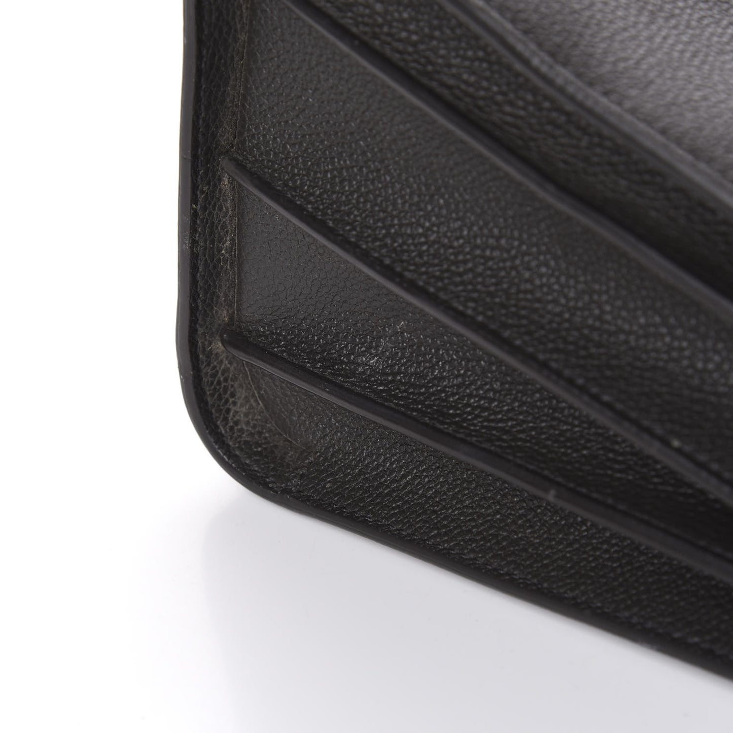 Grained Calfskin Baby Sac De Jour Black