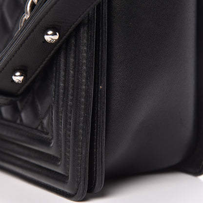 Chanel Lambskin Quilted Large Boy Flap Black 21 of 21