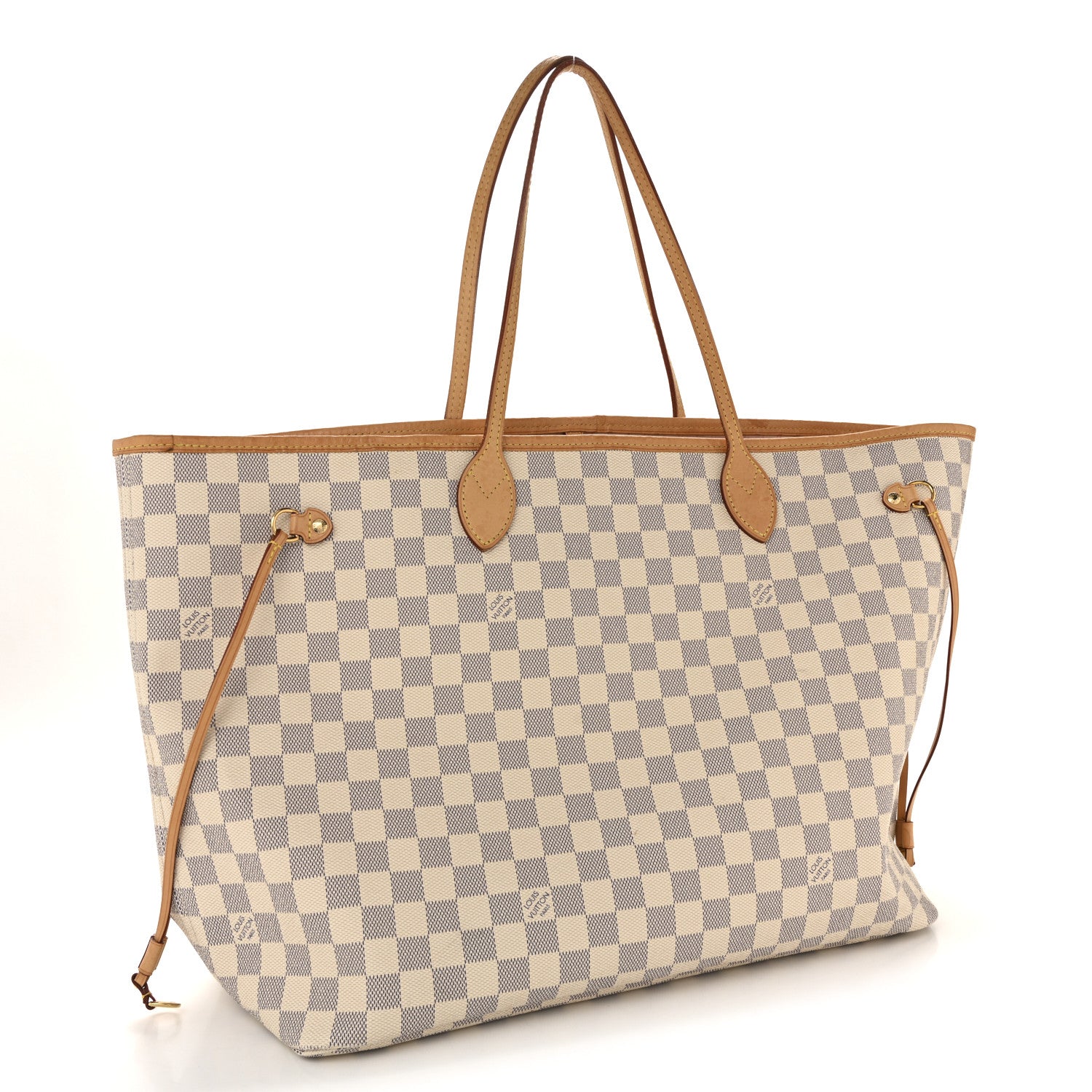 Louis Vuitton Damier Azur Neo Neverfull GM Rose Ballerine 4 of 14
