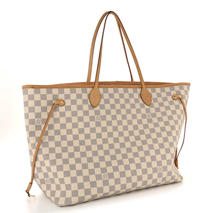Louis Vuitton Damier Azur Neo Neverfull GM Rose Ballerine 4 of 14