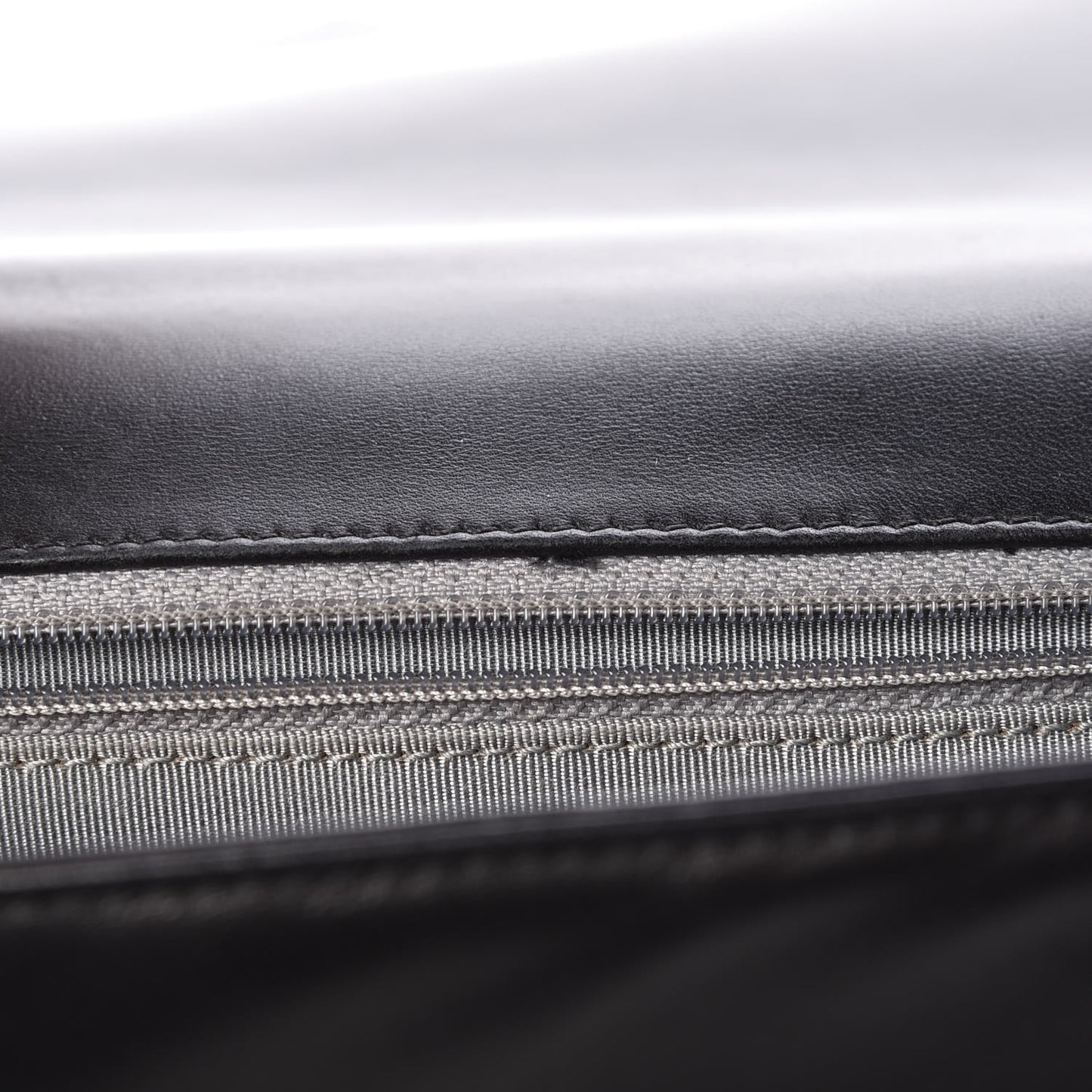 Lambskin Quilted Large Boy Flap Black