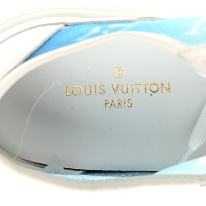 Louis Vuitton Technical Fabric Calfskin Monogram Stellar Sneakers 36 Blue 7 of 8