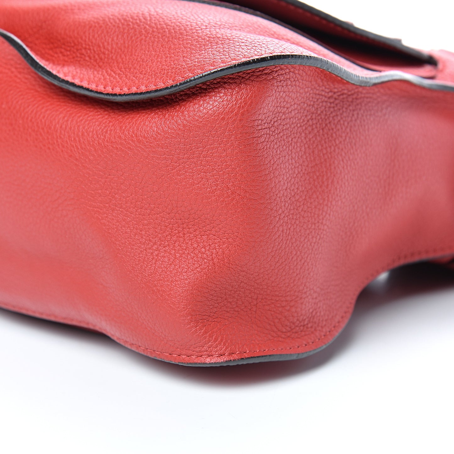 Calfskin Medium Marcie Satchel Acerola