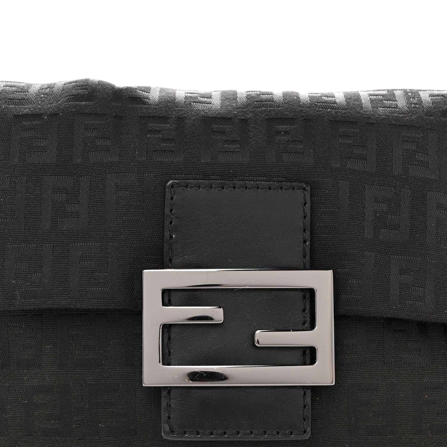 Fendi Zucchino Mini Mama Baguette Black 8 of 12