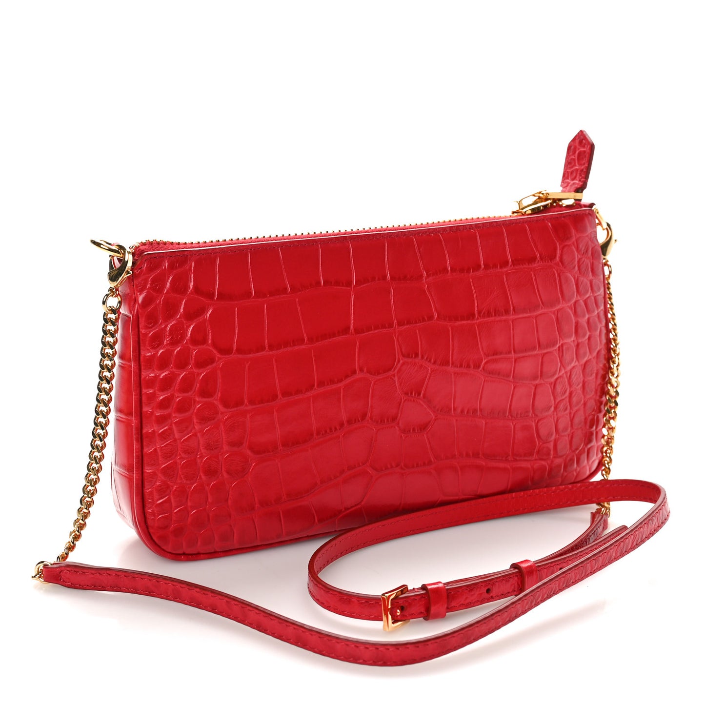 Crocodile Embossed Calfskin TF Mini Bag