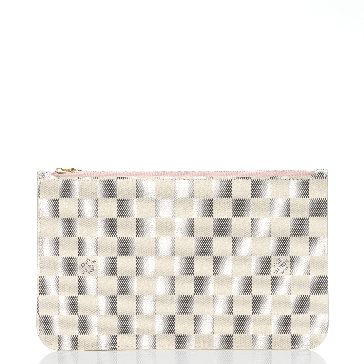 Louis Vuitton Damier Azur Neverfull MM GM Pochette Rose Ballerine 1 of 7