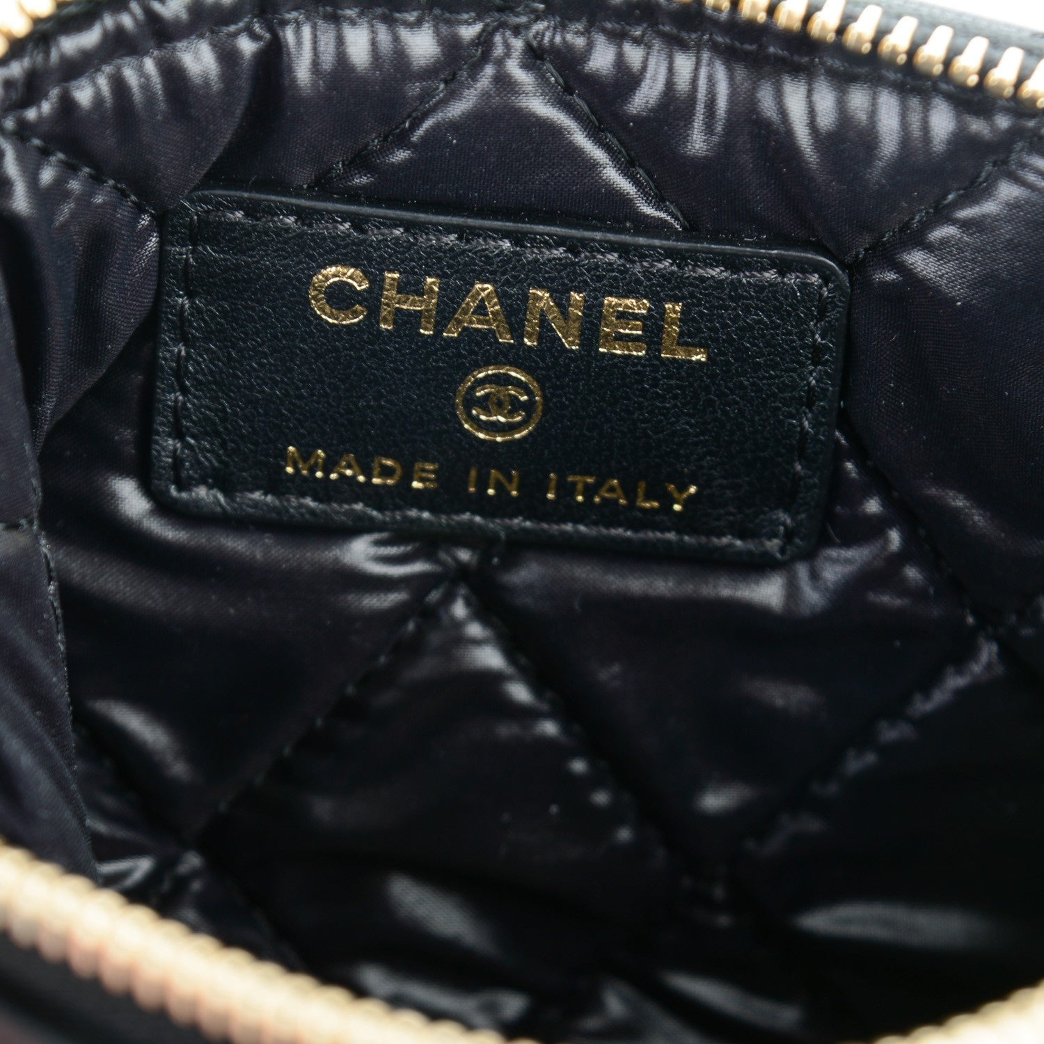 Chanel Lambskin Quilted Coin Purse Black 6 of 7