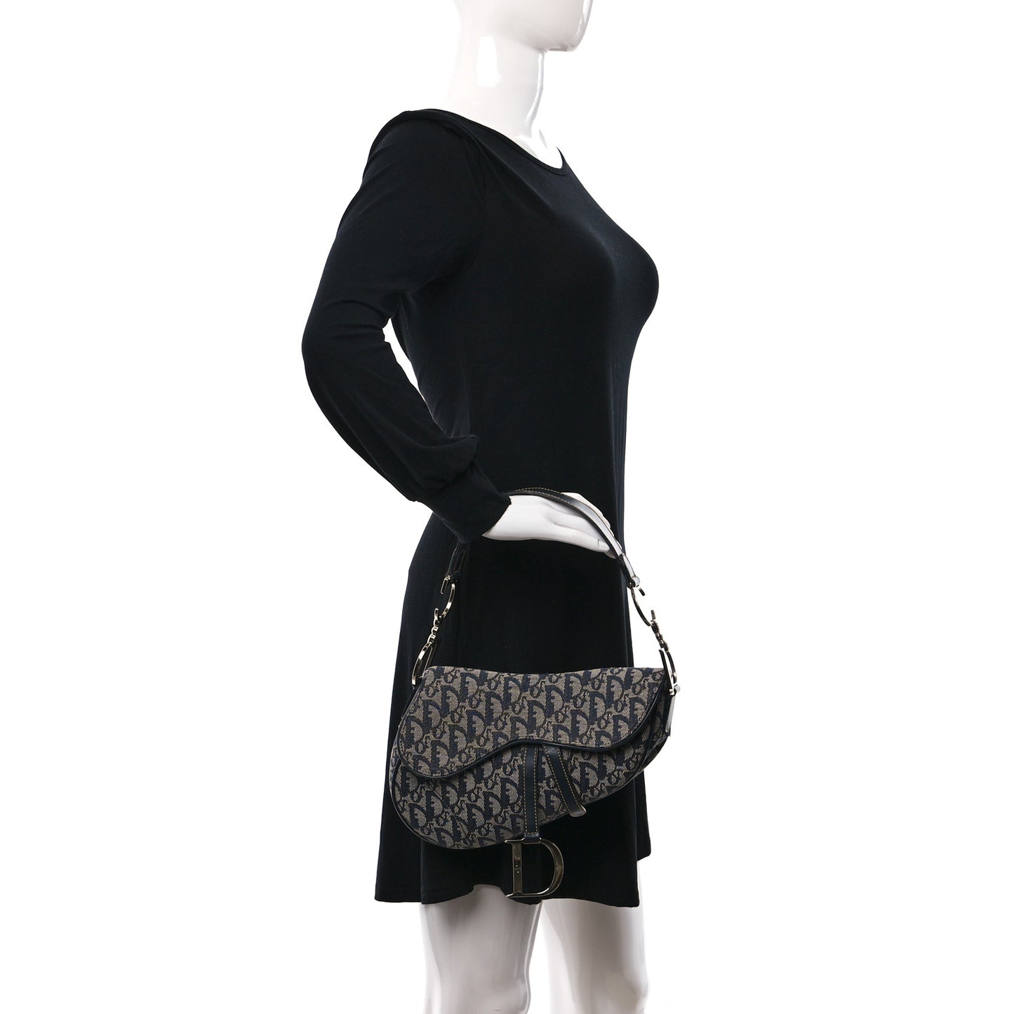 Monogram Saddle Bag Blue