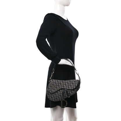 Christian Dior Monogram Saddle Bag Blue 2 of 14