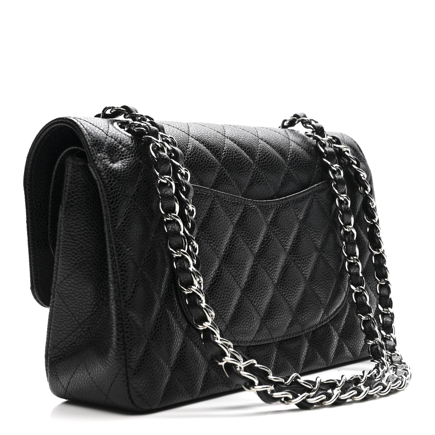 Chanel Caviar Quilted Medium Double Flap Black 3 of 11