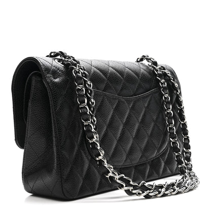 Chanel Caviar Quilted Medium Double Flap Black 3 of 11