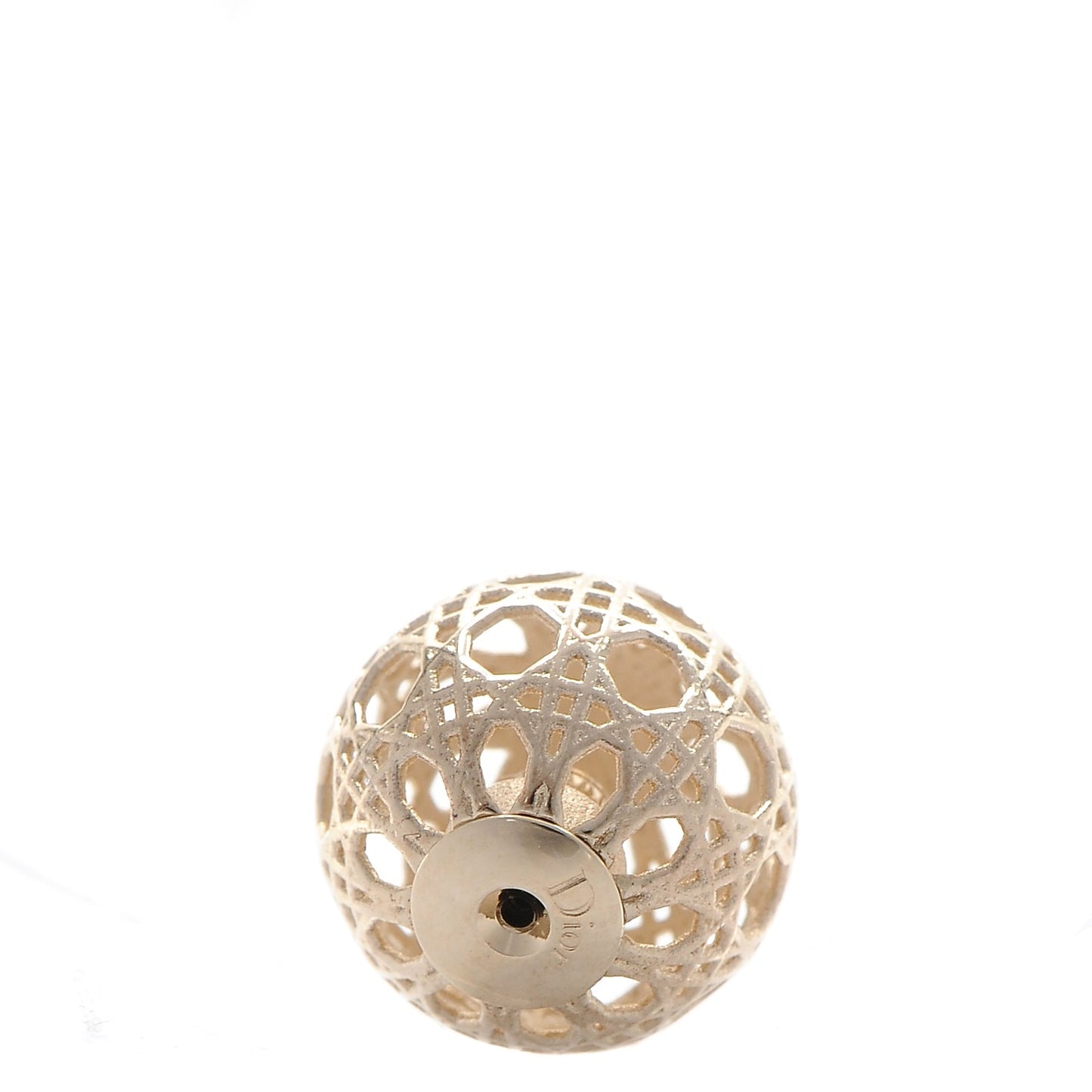 Cannage Mise En Dior Tribal Earrings Gold