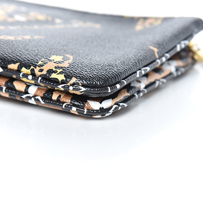 Louis Vuitton Monogram Giant Jungle Pochette Double Zip Black 11 of 12