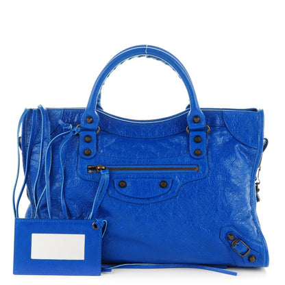 Balenciaga Agneau Classic Hardware City Bleu Lazuli 1 of 12