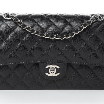 Chanel Caviar Quilted Medium Double Flap Black 8 of 11