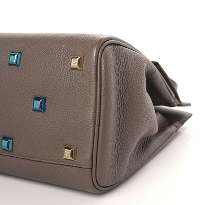 Salvatore Ferragamo Calfskin The Studio Bag Caraway Seed 8 of 8