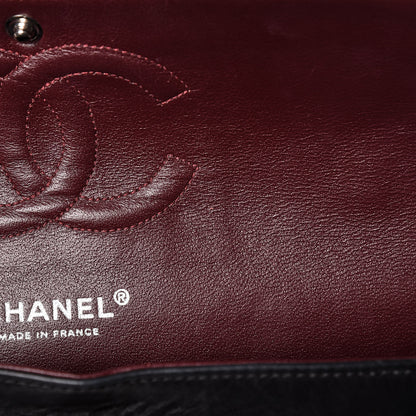 Chanel Lambskin Quilted Medium Double Flap Bag Black 26 of 27