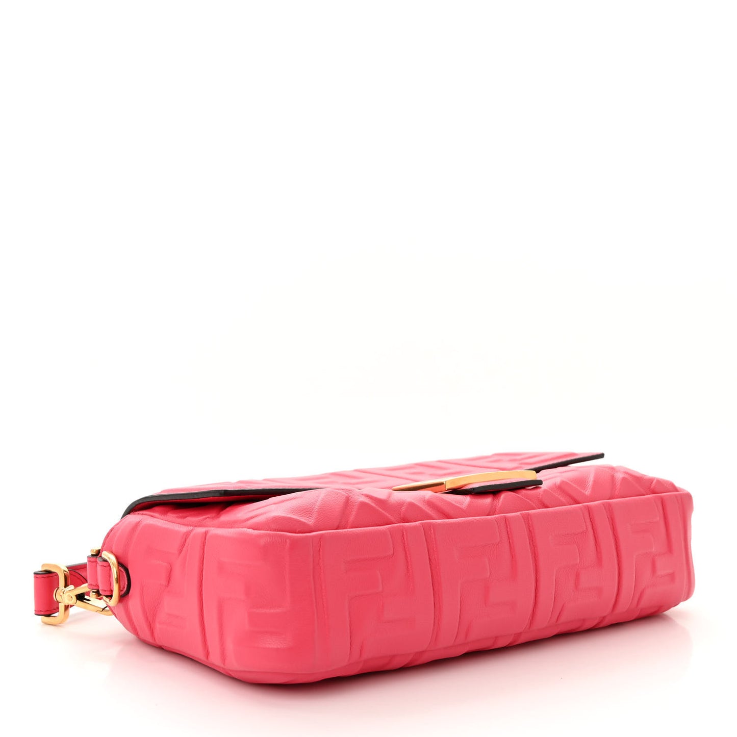 Nappa FF 1974 Embossed Baguette Lampone