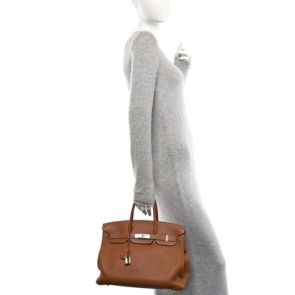 Hermes Togo Birkin 35 Gold 2 of 13