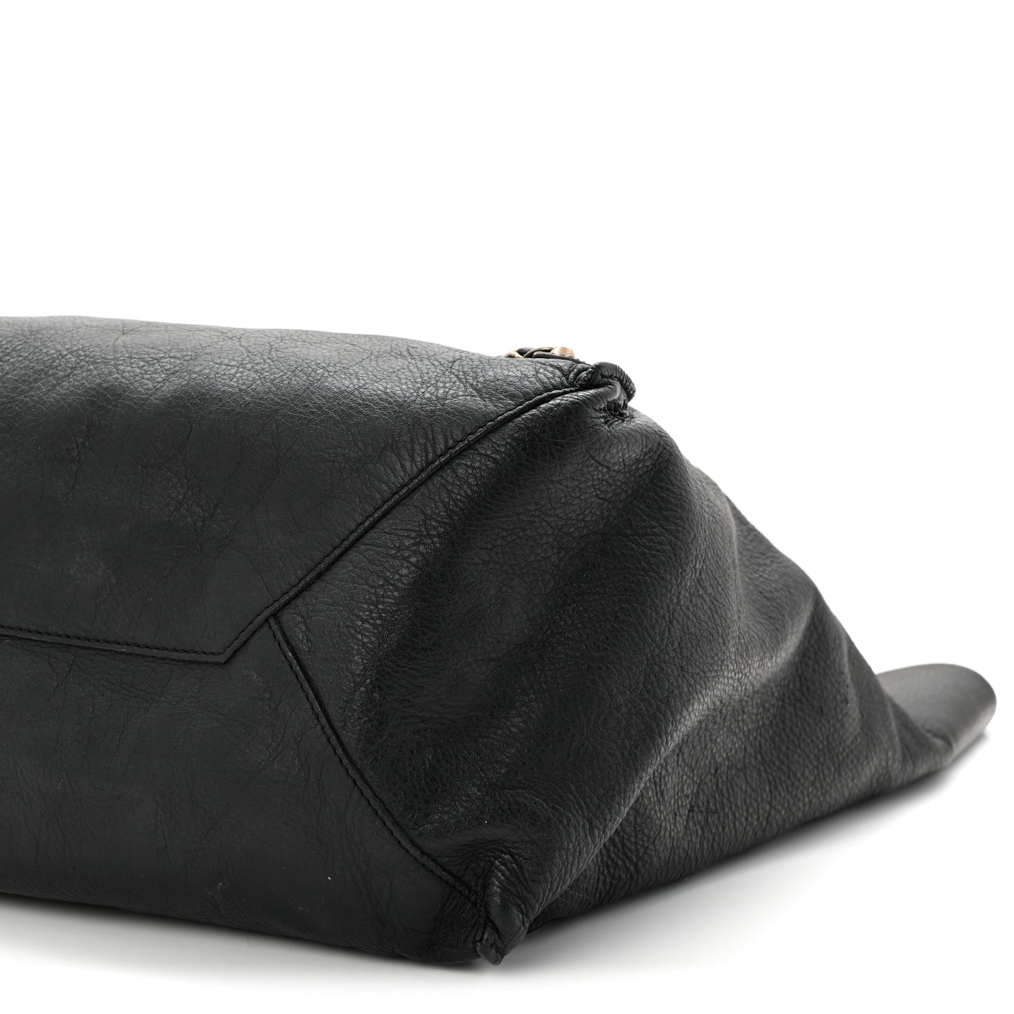 Veau Papier Basket Tote Black