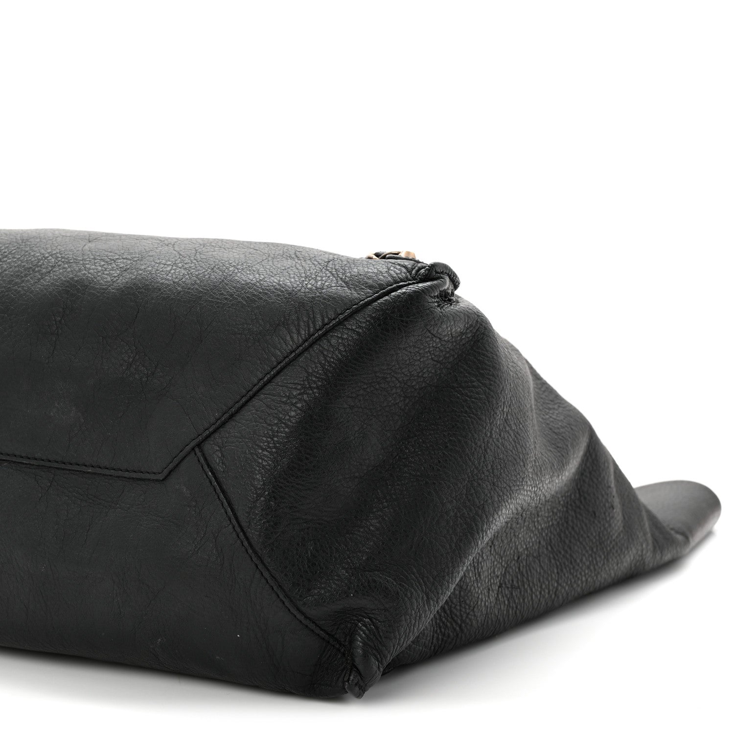 Balenciaga Veau Papier Basket Tote Black 10 of 12