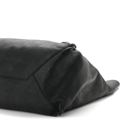 Balenciaga Veau Papier Basket Tote Black 10 of 12