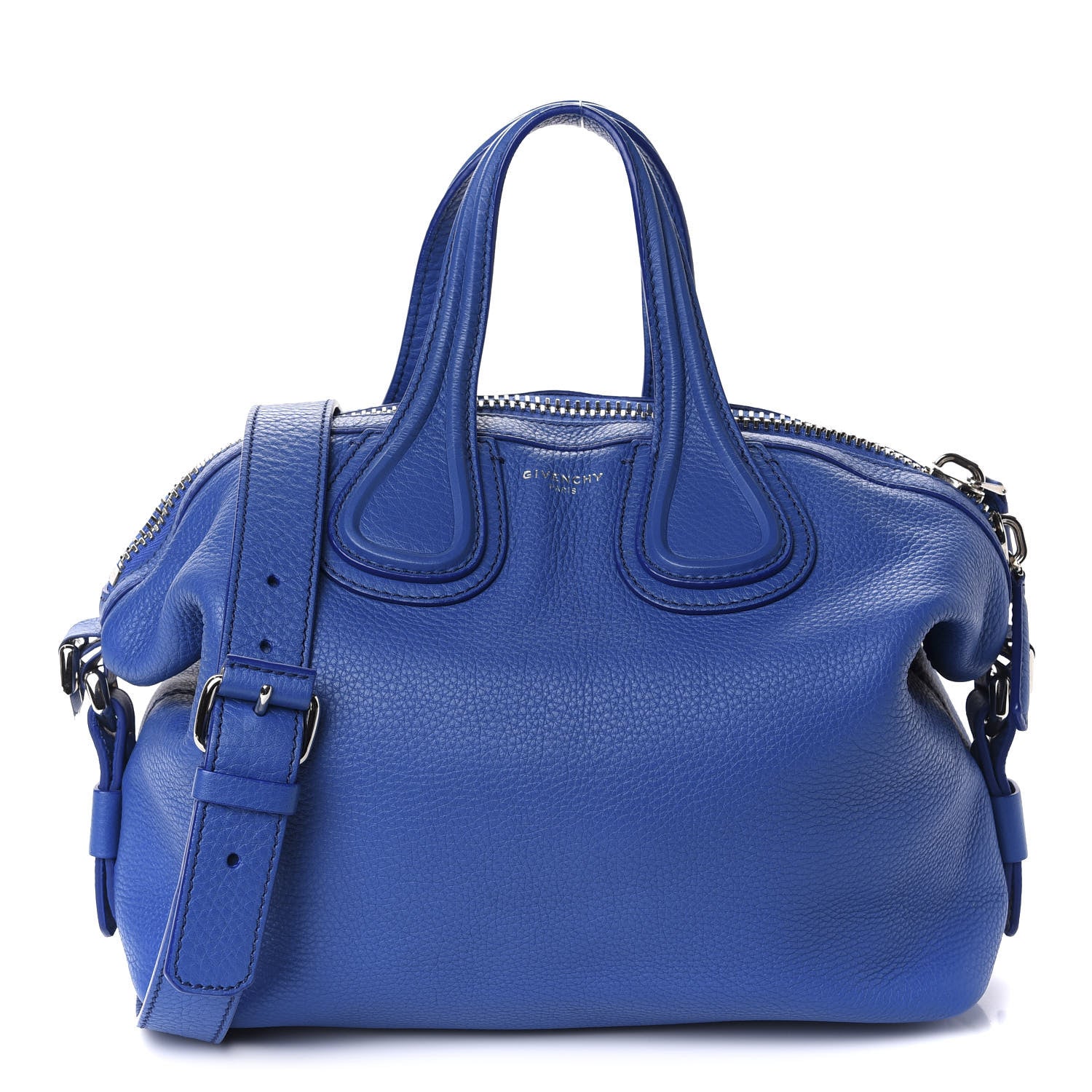 Givenchy Waxy Grained Calfskin Small Nightingale Blue Indigo 1 of 11