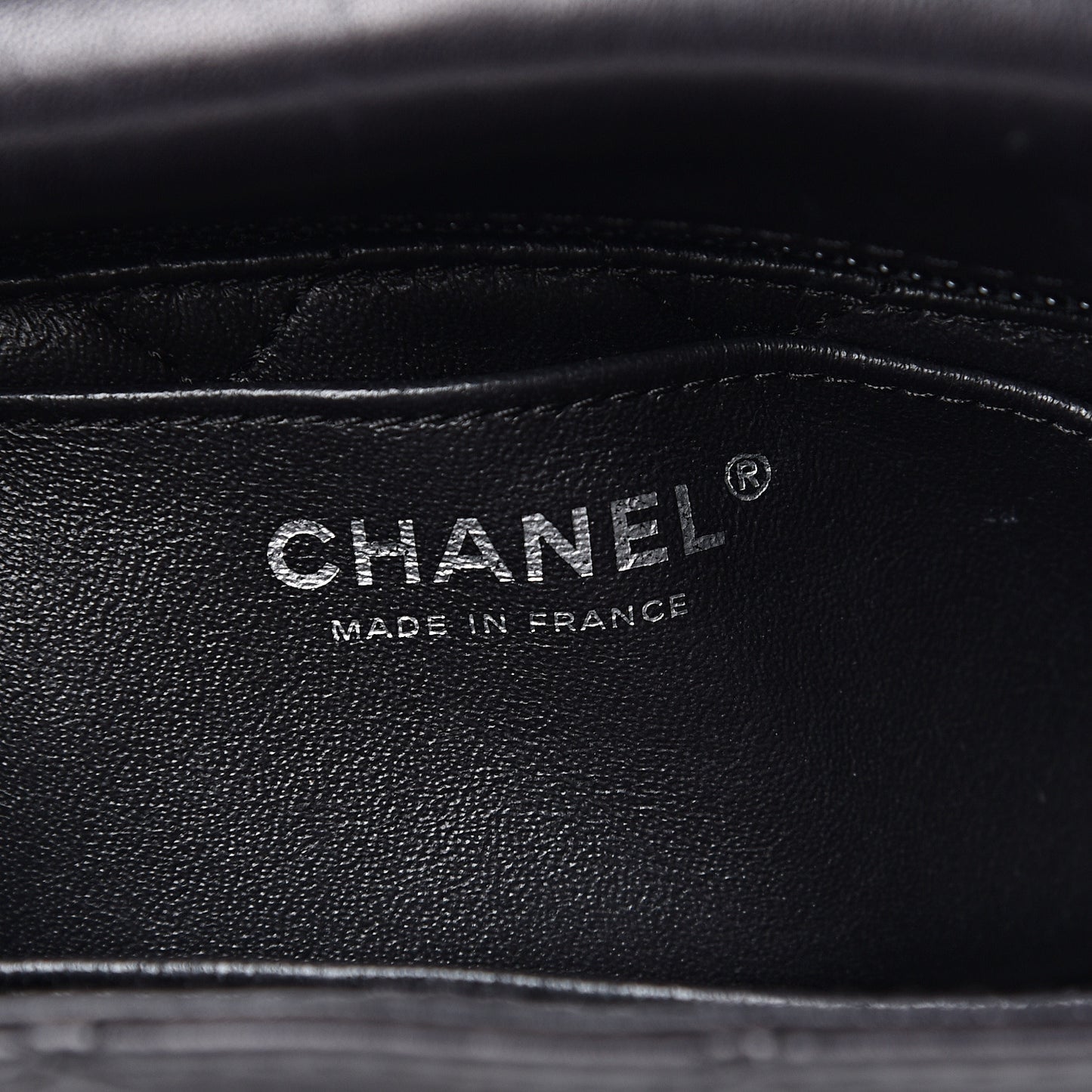 Calfskin Stitched Small Crossbody Flap Black