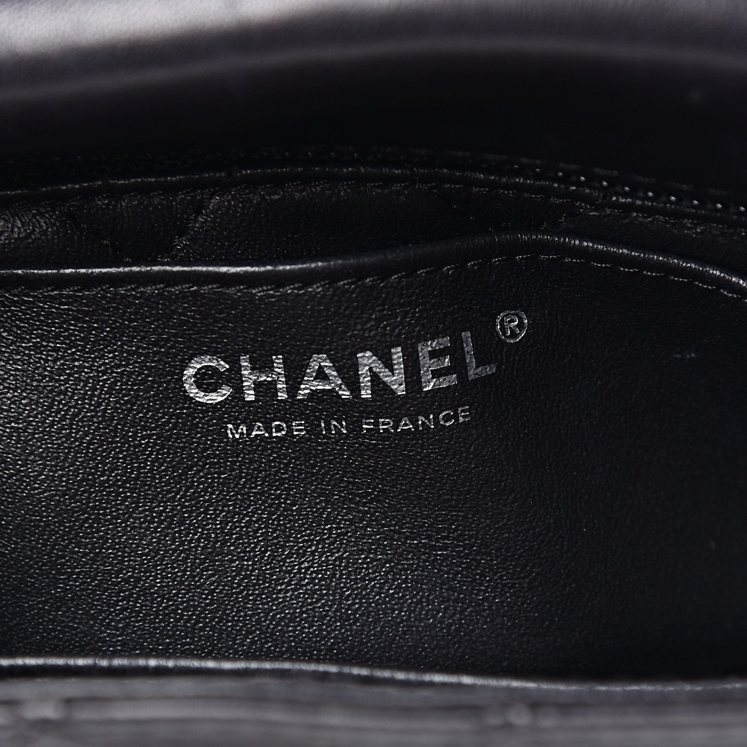Chanel Calfskin Stitched Small Crossbody Flap Black 6 of 17