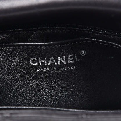 Chanel Calfskin Stitched Small Crossbody Flap Black 6 of 17
