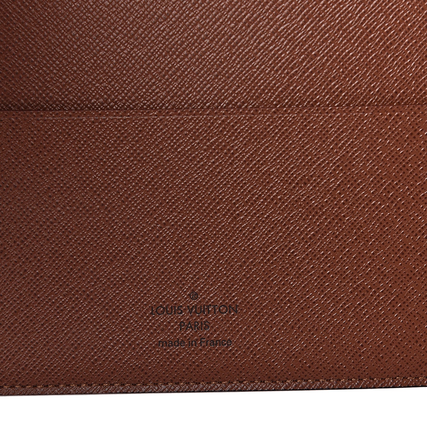 Monogram Desk Agenda Cover