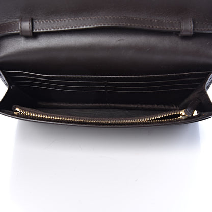 Gucci Monogram Web Strap Wallet Dark Brown 4 of 12