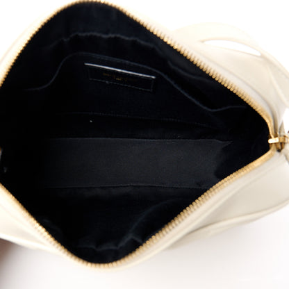 Saint Laurent Calfskin Matelasse Monogram Lou Camera Bag Crema Soft 5 of 11